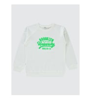 Civil Boys Erkek Çocuk Sweatshirt 6-9 Yaş Saks (Ekru)