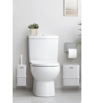 Eko Magic Askılı Kare Mina 2'li WC Kova ve Fırça Seti