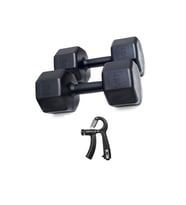 PS SPOR 6 Kg Dambıl X2 Adet = 12 Kg ve SAYAÇLI AYARLANABİLİR EL YAYI