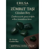 Sertifikalı Doğal Zümrüt Taşı Kütle 10-15 mm – Şans, Refah ve Bereket Taşı (Çok Renkli)