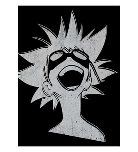 Kovboy Bebop Edward Tablo Ahşap Poster Dekoratif