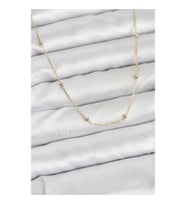 Mey İthalat® CM 14K Gold Renk Minik Top Zincirli Kadın Kolye