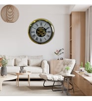 River World Duvar Saati Çarklı 60 cm Atlas Royal Gold