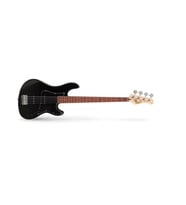 Cort GB34JJBK 4 Telli Bas Gitar - Siyah (Başlangıç/Orta Seviye)  Çift Single Coil (JJ) Manyetik Konfigürasyonu, Vintage Köprü ve Ergonomik Çalım Hissiyatı