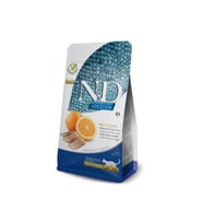 N&D Ocean Tahılsız Ringa Balığı Ve Portakallı Kısır Kedi Maması 5 kg (Mavi)