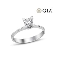 0.35 Karat D vs2 GIA Sertifikalı Tektaş Yüzük