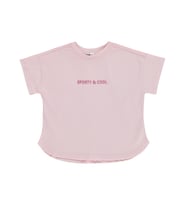 Civil Girls Sporty&Cool Baskılı 2-5 Yaş Tişört - Soluk Leylak