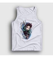 Presmono Unisex Beyaz Tanjiro Kamado Anime Demon Slayer Kimetsu No Yaiba Atlet 307868tt