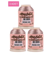 3 Adet Altınbaşak Oya ve Dantel İpi 20 gr - Royaleks - No: 548