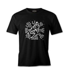 Viking Logo - Kurt Siyah Erkek Tshirt