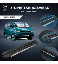 VW T4 UZUN S-Line Premium Krom Yan Basamak 1995-2004