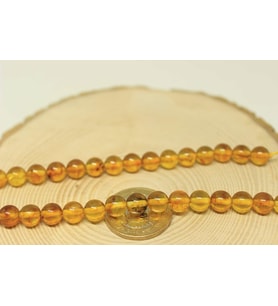 Kehribar 8mm/2 adet boncuk taş (23475-1)