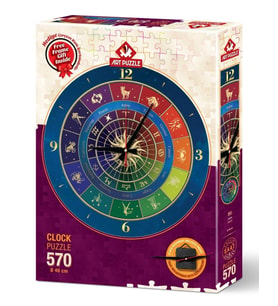 Art Puzzle Zodyak 570 Parça Saat Puzzle