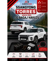SsangYong Torres Evx Elektrikli 2024 - 2026 Araca Özel 3D Bagaj Havuzu