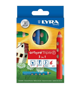 Lyra Groove Triple 3 in 1 6lı Boya Seti L3831060