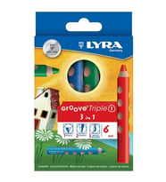 Lyra Groove Triple 3 in 1 6lı Boya Seti L3831060
