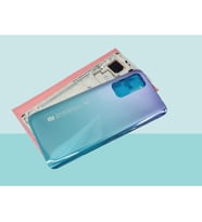 Xiaomi Mİ 10T Uyumlu FULL KASA Arka Kapak Batarya Kapağı - MAVİ