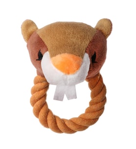 Eastland İpli Öten Peluş Kunduz Çap 18 Cm