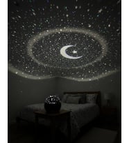 Fişli Yıldız Projektör Gece Lambası Müzikli