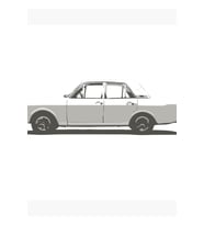 Ford Cortina Mk2 Klasik Tablo Ahşap Poster Dekoratif