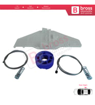 Citroen C5 MK2 MK3 2007-2018 4/5 Kapı 9675915180 İçin Elektrikli Arka Sağ Cam Kriko Tamir Seti