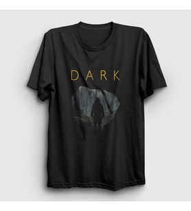 Presmono Unisex Siyah Cave V2 Dark T-Shirt 186153tt
