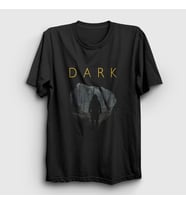 Presmono Unisex Siyah Cave V2 Dark T-Shirt 186153tt