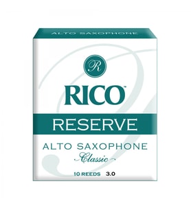 D'Addario RJR1030 Rico Reserve Alto Saksafon Kamışı No: 3.0 (Profesyonel) - 10'lu Paket  Tutarlı Performans ve Sıcak Ton Karakteri