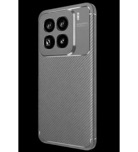 Pilelistore   Xiaomi Mi 15 Pro Kılıf Auto Focus Karbon Kapak - Gri