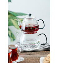 Jasmin Borosilikat Cam Çaydanlık