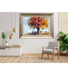 Gümüş Çerçeveli dekoratif Tablo as1013