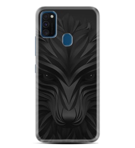 Samsung M21 M22 M23 M30 M31S M32 Kılıf Desenli Silikon Black Fox 1325