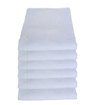 6 lı Ayak İzli Banyo Paspas Pamuklu Ayak Havlusu 50x70 Cm (Çok Renkli)
