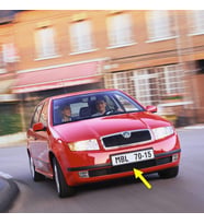 Skoda Fabia 1 2000-2004 Ön Tampon Orta Izgarası 6Y0853677