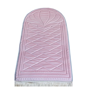 Kapitone Süngerli Yumuşak Seccade - Pembe