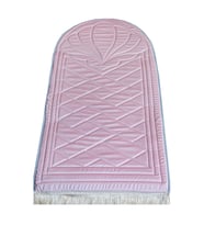 Kapitone Süngerli Yumuşak Seccade - Pembe