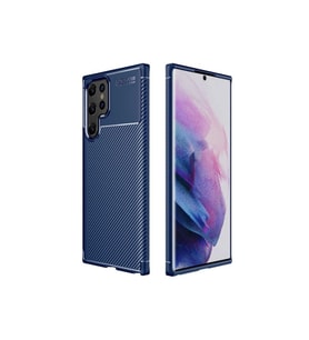 Samsung Galaxy S22 Ultra Uyumlu Kılıf Zore Negro Silikon Kapak (Lacivert)