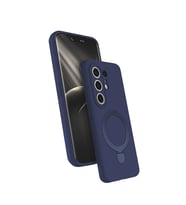 Lexroo Tecno Camon 50 Pro Kılıf M-safe Şarj Özellikli Standlı Samara Kılıf - Lacivert
