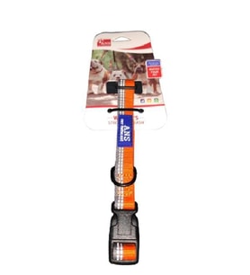 ANS İki Renk Köpek Boyun Tasması 1,5cm Genişlik, Boynu 30-37cm