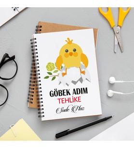 Göbek Adım Tehlike Civciv Defteri Kişiye Özel