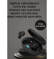 Nabız Ölçer Hediye Bileklikli Akıllı Saat Dijital Göstergeli Bluetooth Kulaklık Çoklu Şarj Girişi -