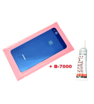 Tkgz Huawei Uyumlu P10 Lite Arka Pil Batarya Kapağı (CAM+B-7000) MAVİ