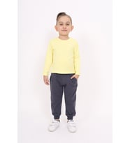 Toontoy Unisex Çocuk Tişört (Açık Sarı)