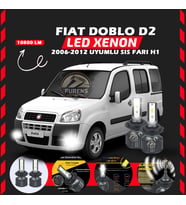 Fiat Doblo D2 2006-2012 Sis Farı Uyumlu Şimşek Etkili Led Xenon Premium Series H1