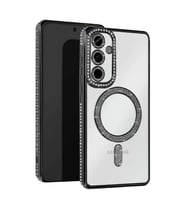 S25 Joke Simli Magneticsafe - Siyah