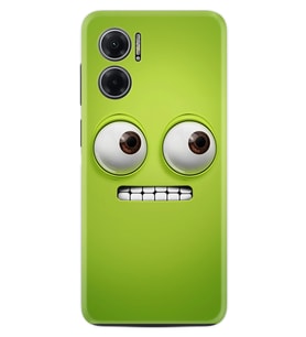 Xiaomi Redmi Note 11E Kılıf Resimli Desenli Silikon Platinium Series Green 1832