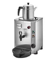 Remta DE14 Jumbo Çay Makinesi, Çay Makinesi Otomatı Tek Demlikli, 9 L, Gri