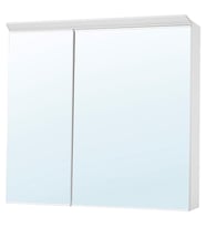 Banyo Duvar Dolabı, 80x17x75 cm, Renksiz
