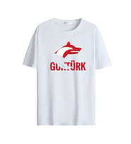 Türkçülük Görselli  Unisex (Tshirt) Tişört (Beyaz)
