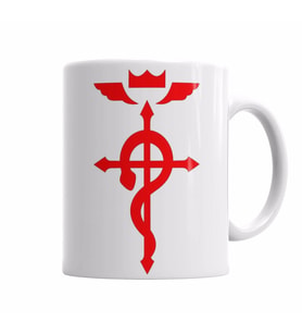 Full Metal Alchemist   Flamel Sembol Kupa Bardak Porselen